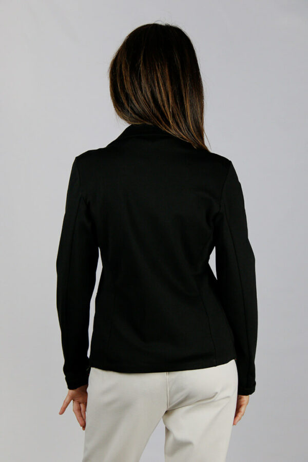 Giacca punto Milano nera - immagine 3