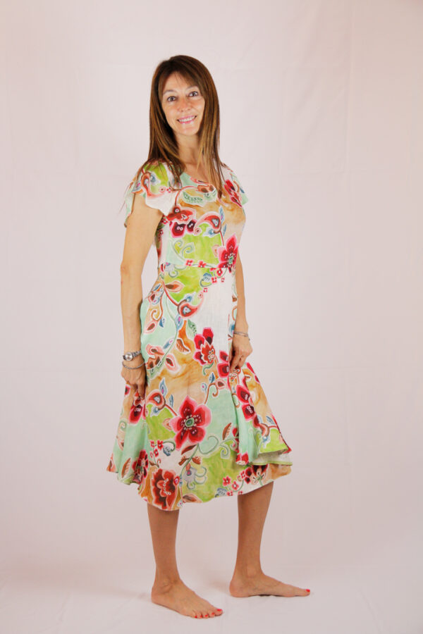 vestito di lino donna