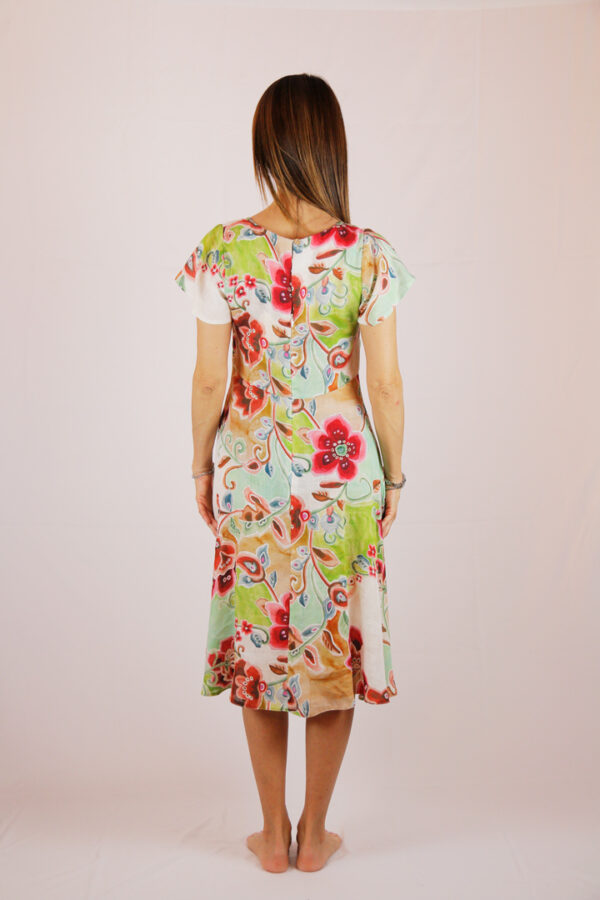 Vestito Donna in Lino Fantasia - immagine 4