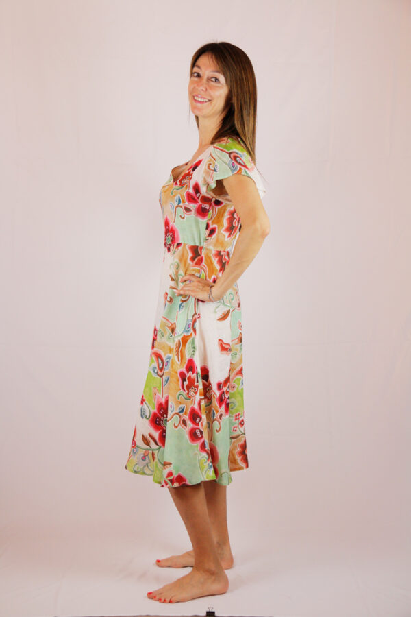 Vestito Donna in Lino Fantasia - immagine 3