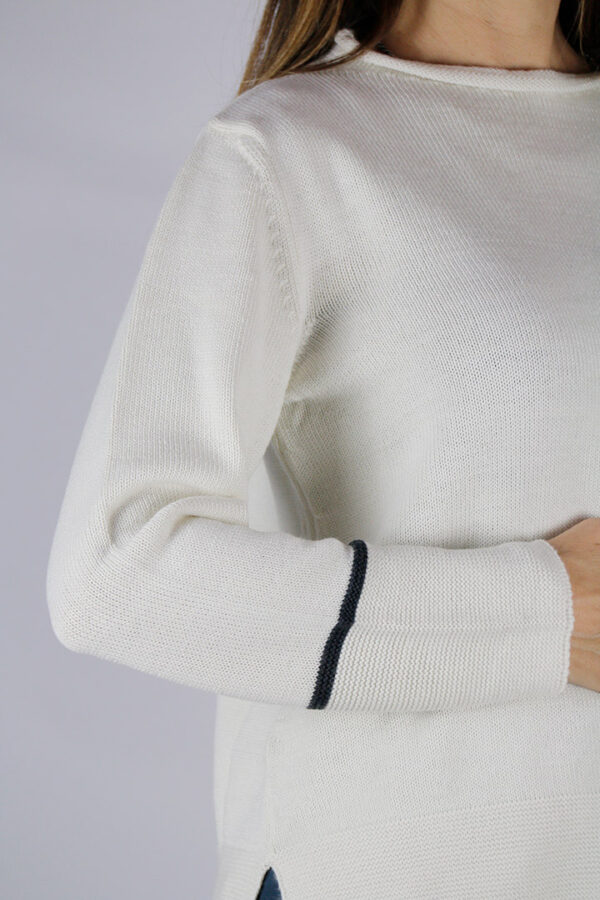 Maglia misto lana donna - immagine 4