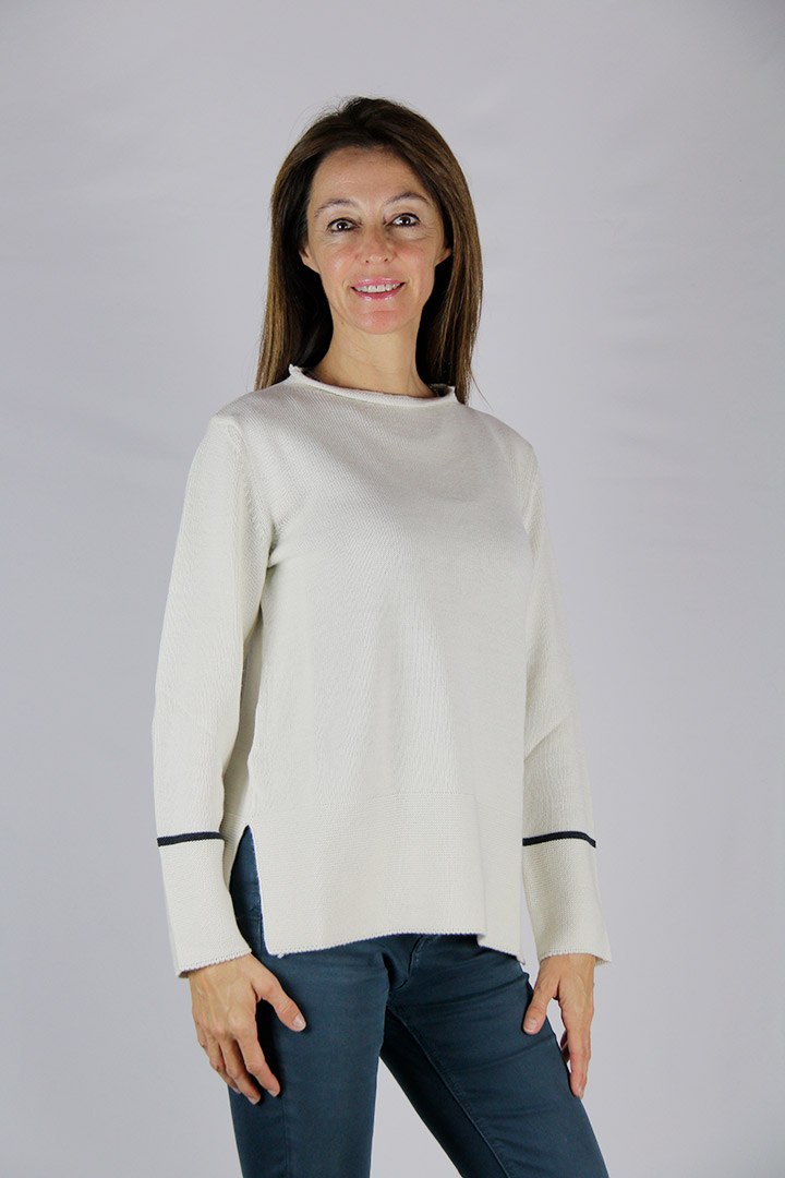 Maglia misto lana donna - immagine 3