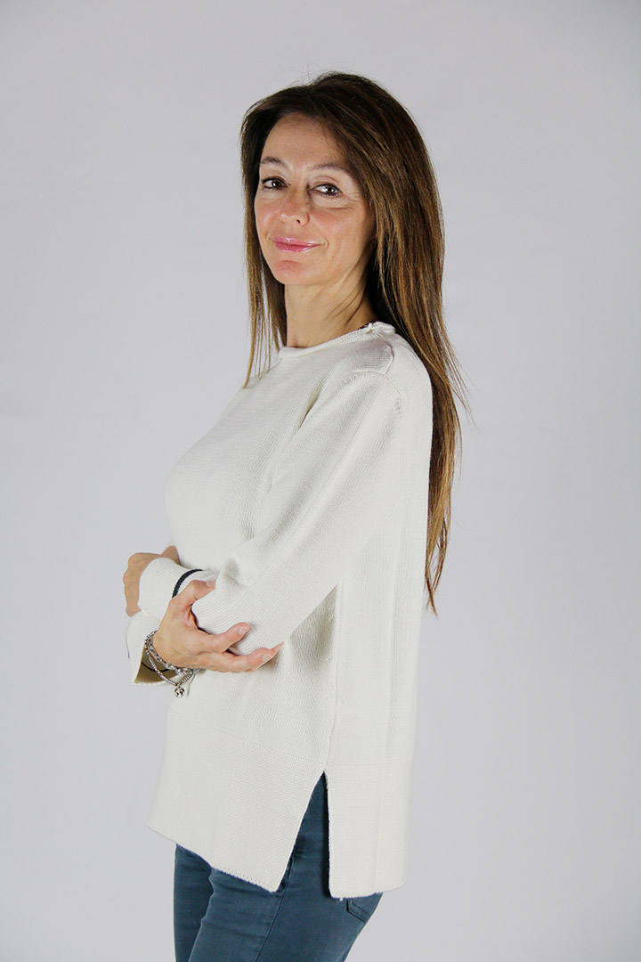 Maglia misto lana donna - immagine 2