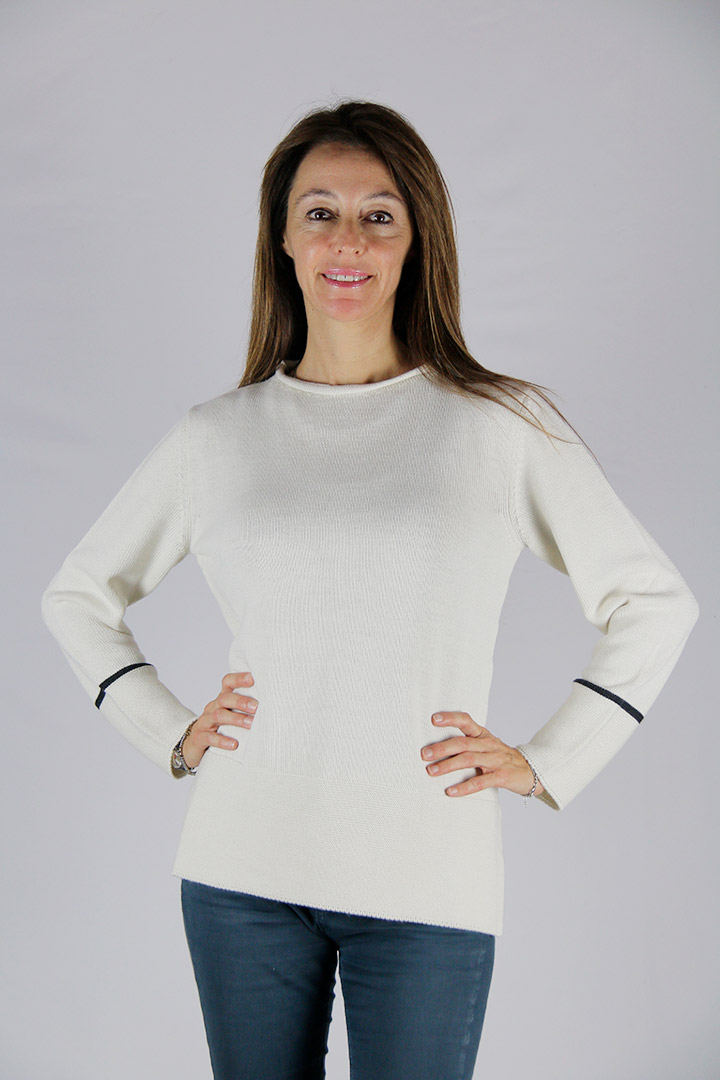 Maglia misto lana donna