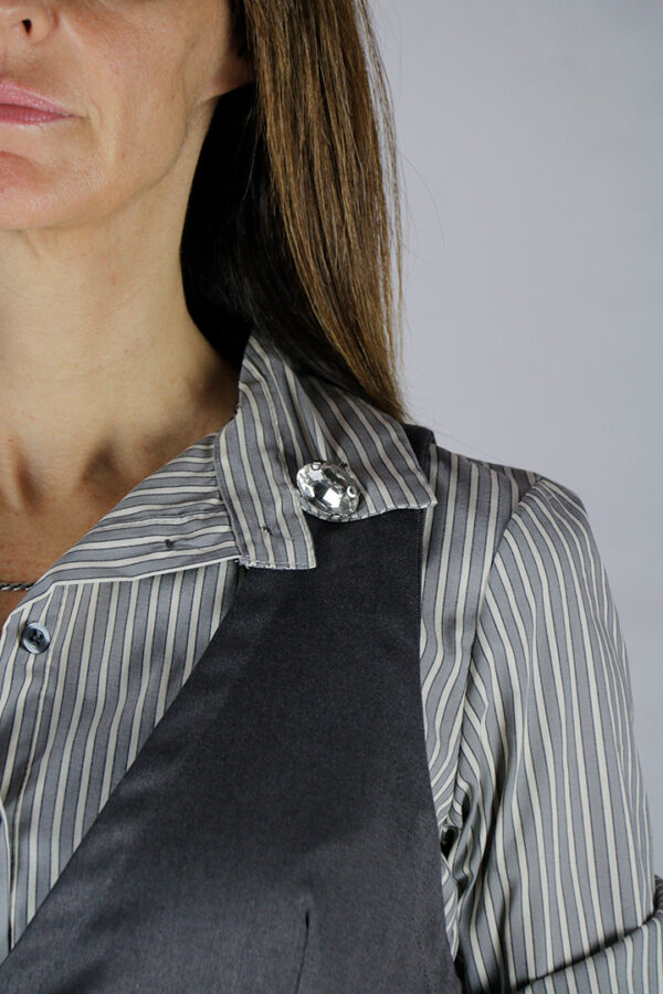 camicia slim fit millerighe - immagine 5