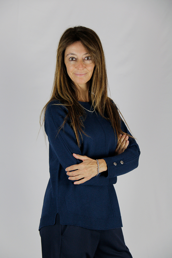 Maglia in pura lana vergine blu - immagine 6