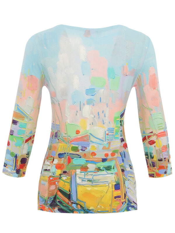 Maglia estiva fantasia multicolor DOLCEZZA art 731 - immagine 6