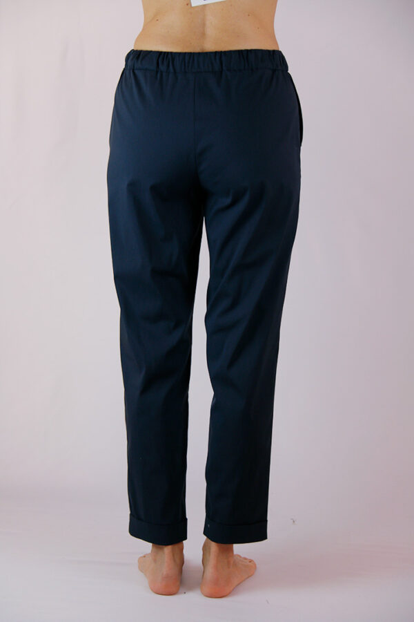 Pantalone blu estivo cotone art 991 - immagine 3