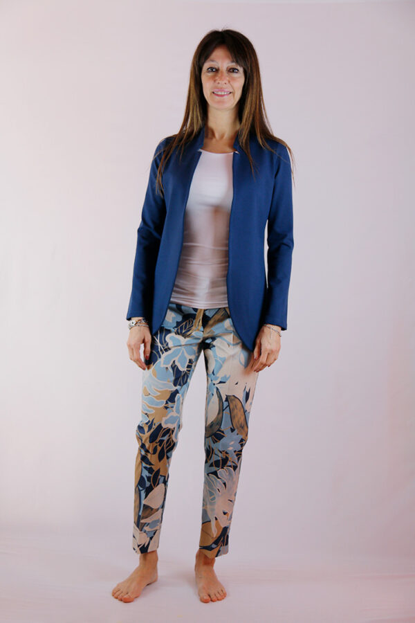 giacca punto Milano bluette