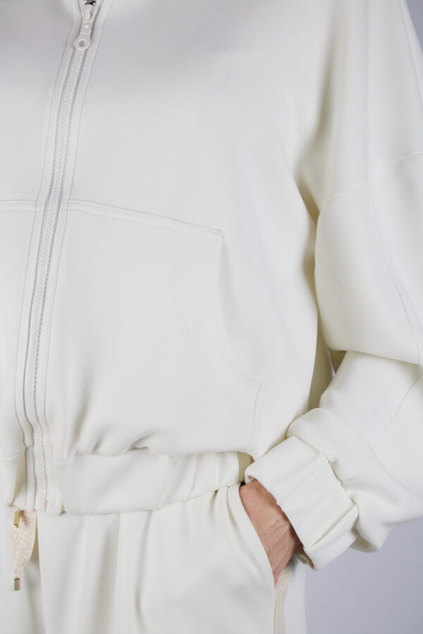giubbino leggero avorio sporty chic - immagine 5