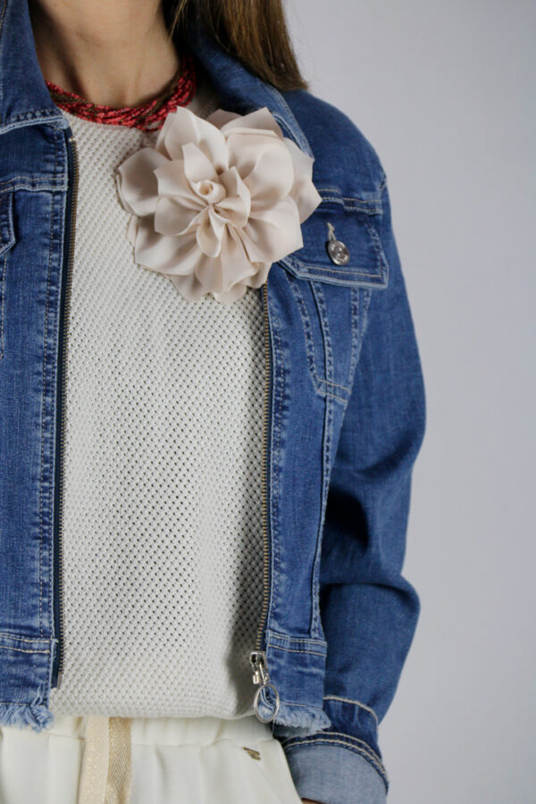 Giubbino jeans corto - immagine 3