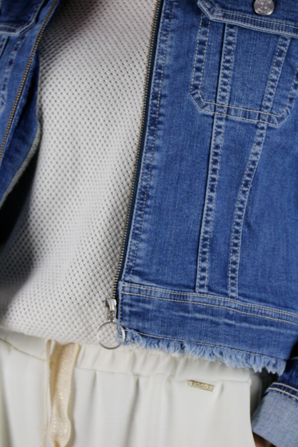 Giubbino jeans corto - immagine 4