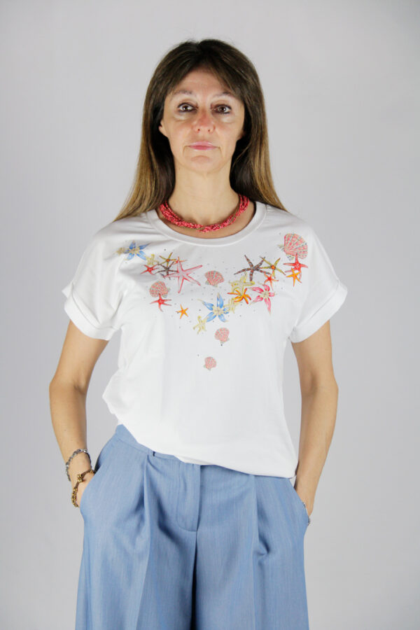 T-shirt stampa marina - immagine 2