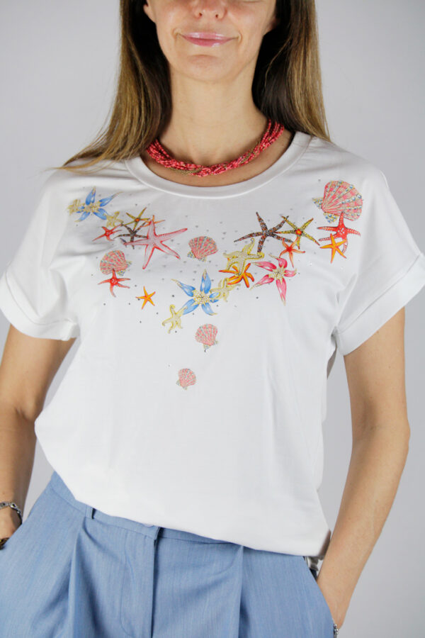 T-shirt stampa marina - immagine 4