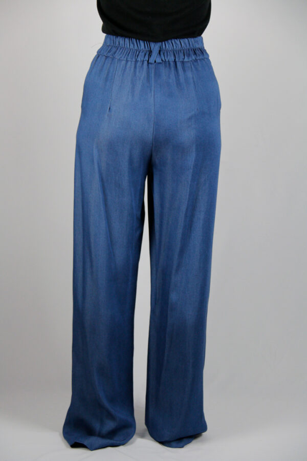 Jeans palazzo tessuto lyocell - immagine 3
