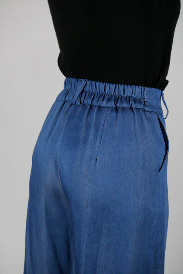 Jeans palazzo tessuto lyocell - immagine 4