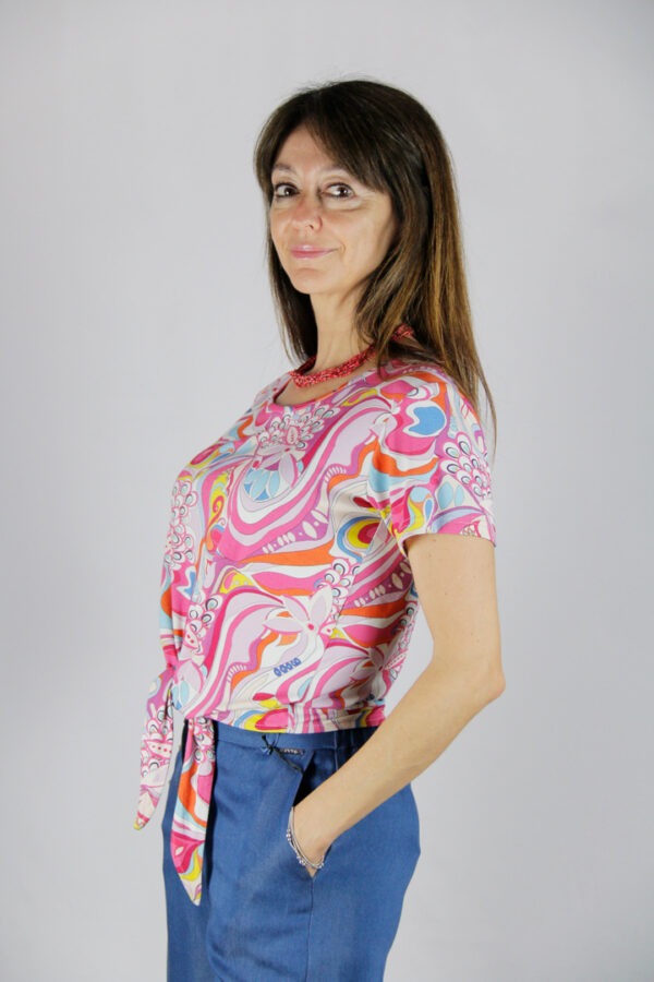maglietta estiva multicolor