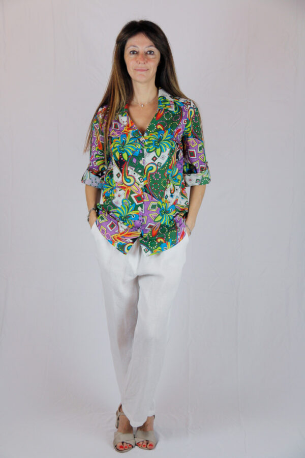 Camicia cotone TERRE DEL VENTO - immagine 3