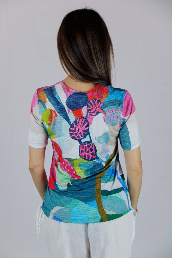 T-Shirt Viscosa Stampa Artistica - immagine 4