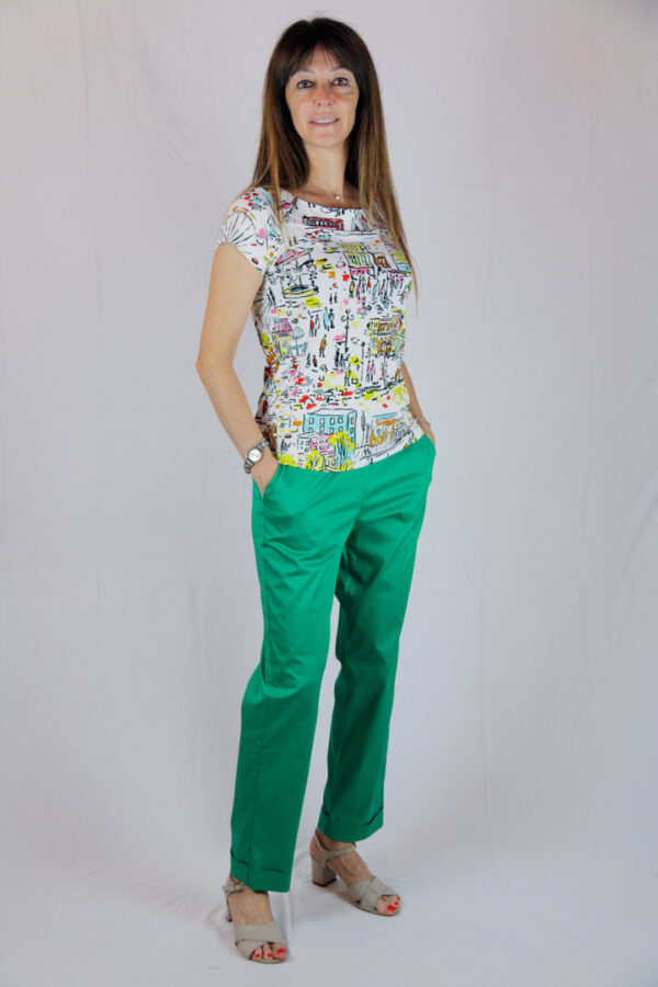 Pantalone estivo tela cotone - immagine 2