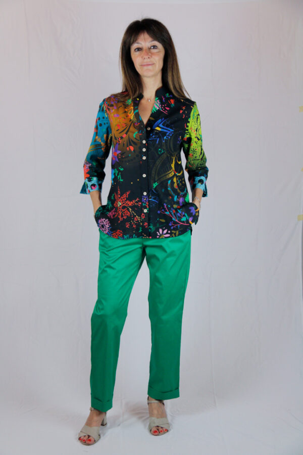 Camicia Leggera Donna Estate TERRE DEL VENTO - immagine 2