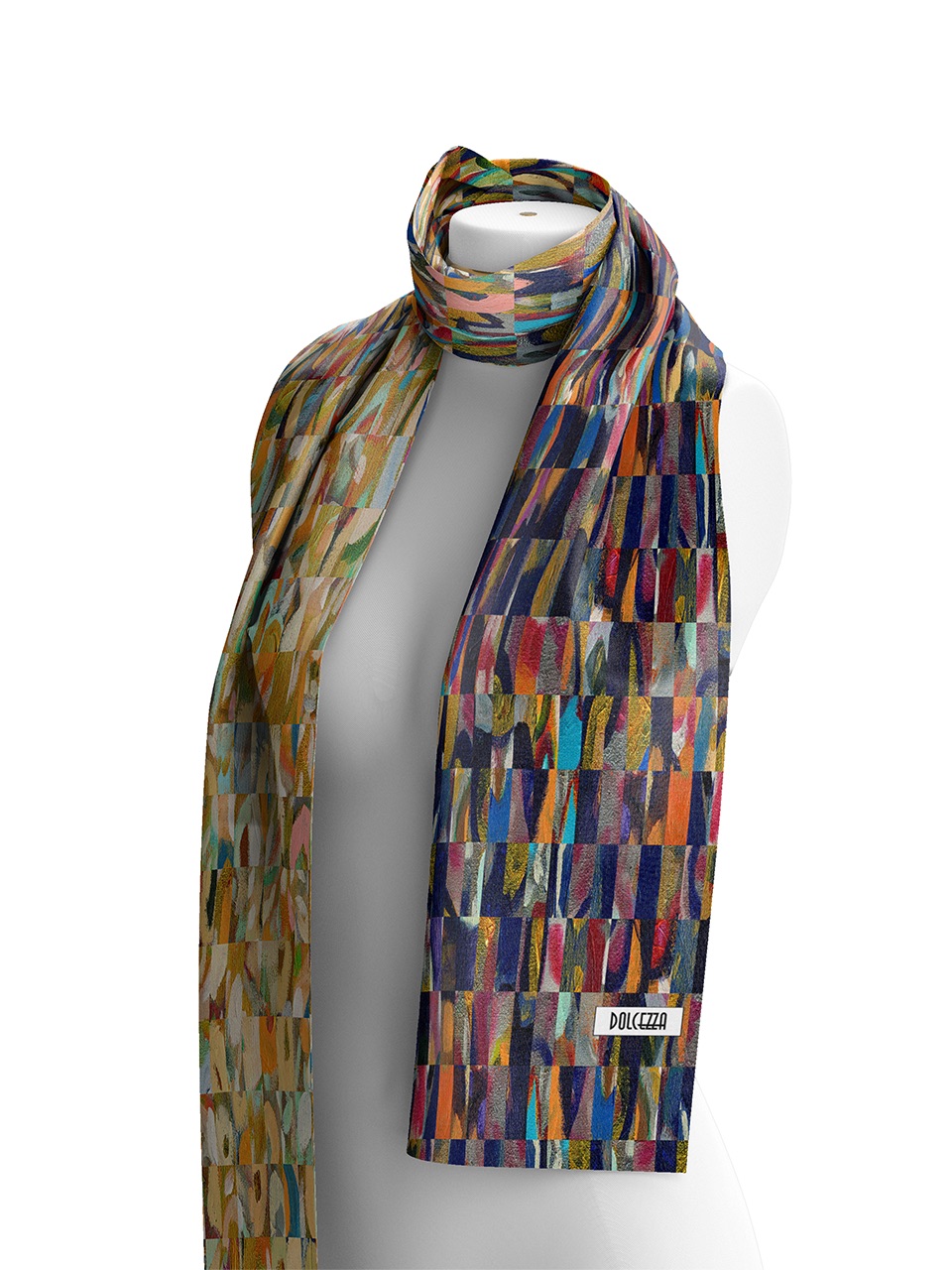 Foulard fantasia artistica Dolcezza - immagine 2