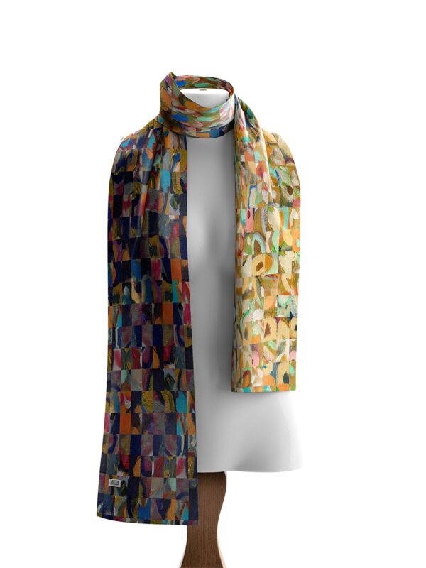 Foulard fantasia artistica Dolcezza - immagine 3