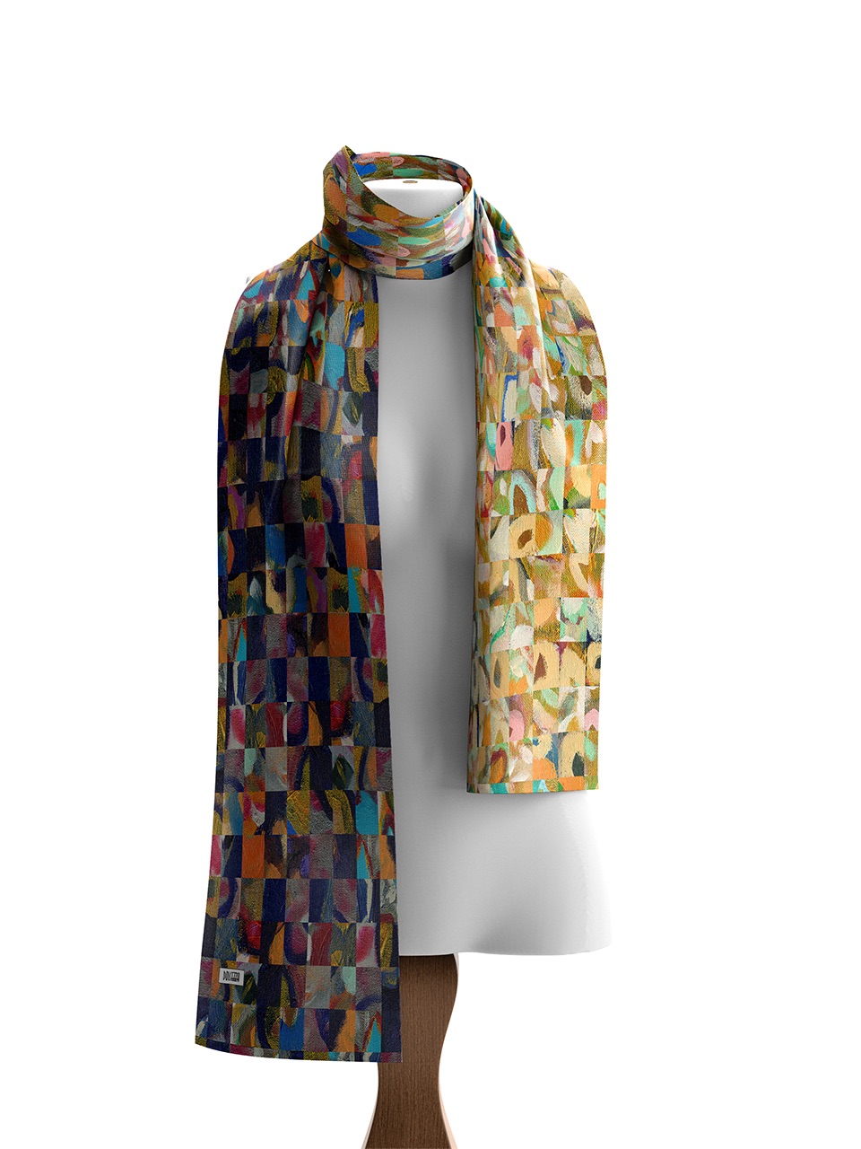 Foulard fantasia artistica Dolcezza - immagine 3