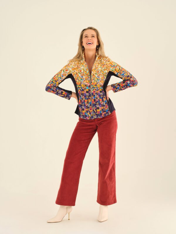 Giacca zip Dolcezza Artistic - immagine 4