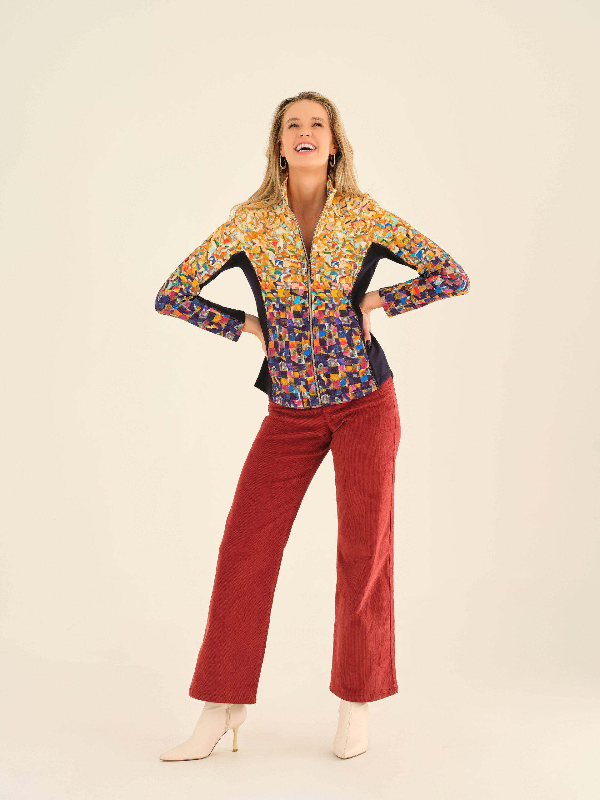 Giacca zip Dolcezza Artistic - immagine 4