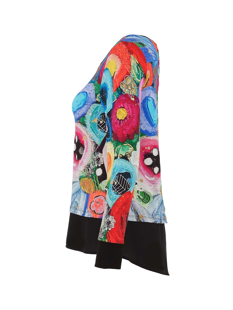 Maglia viscosa fantasia artistica DOLCEZZA - immagine 5