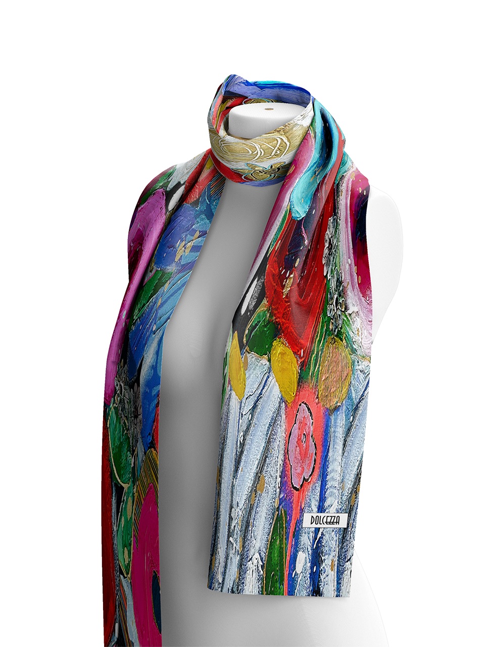 Foulard Dolcezza fantasia artistica - immagine 2