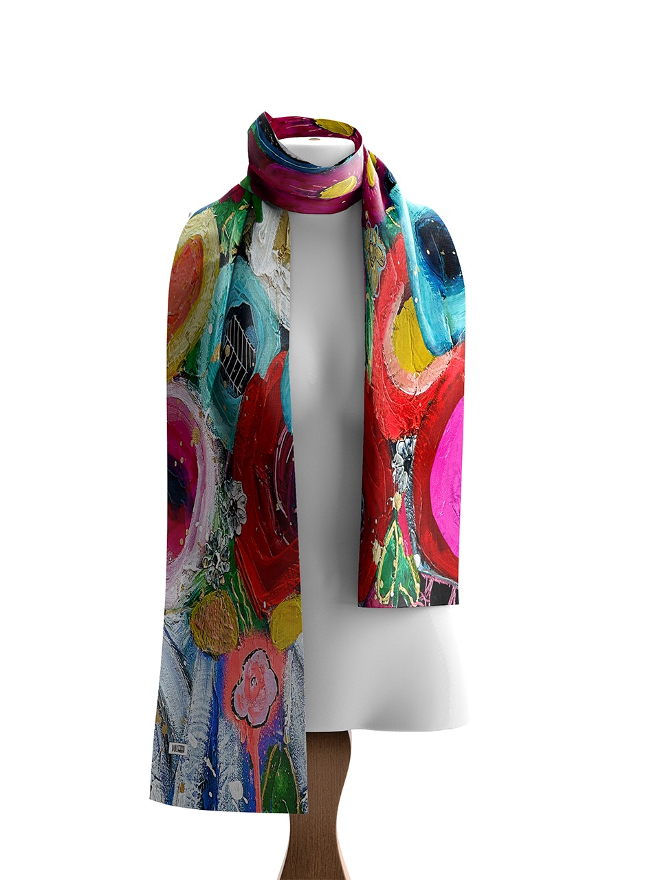 Foulard Dolcezza fantasia artistica - immagine 3
