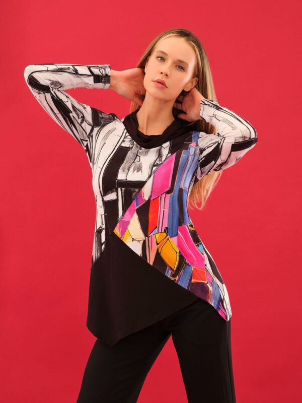 Maglia collo anello artistica - immagine 7