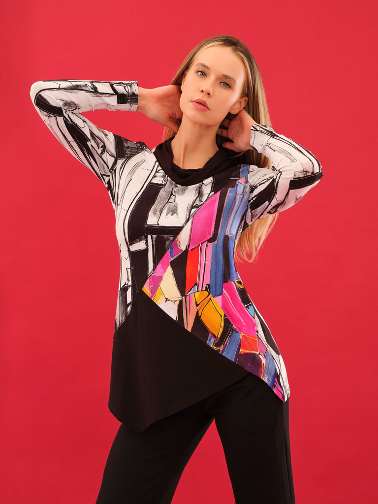 Maglia collo anello artistica - immagine 7