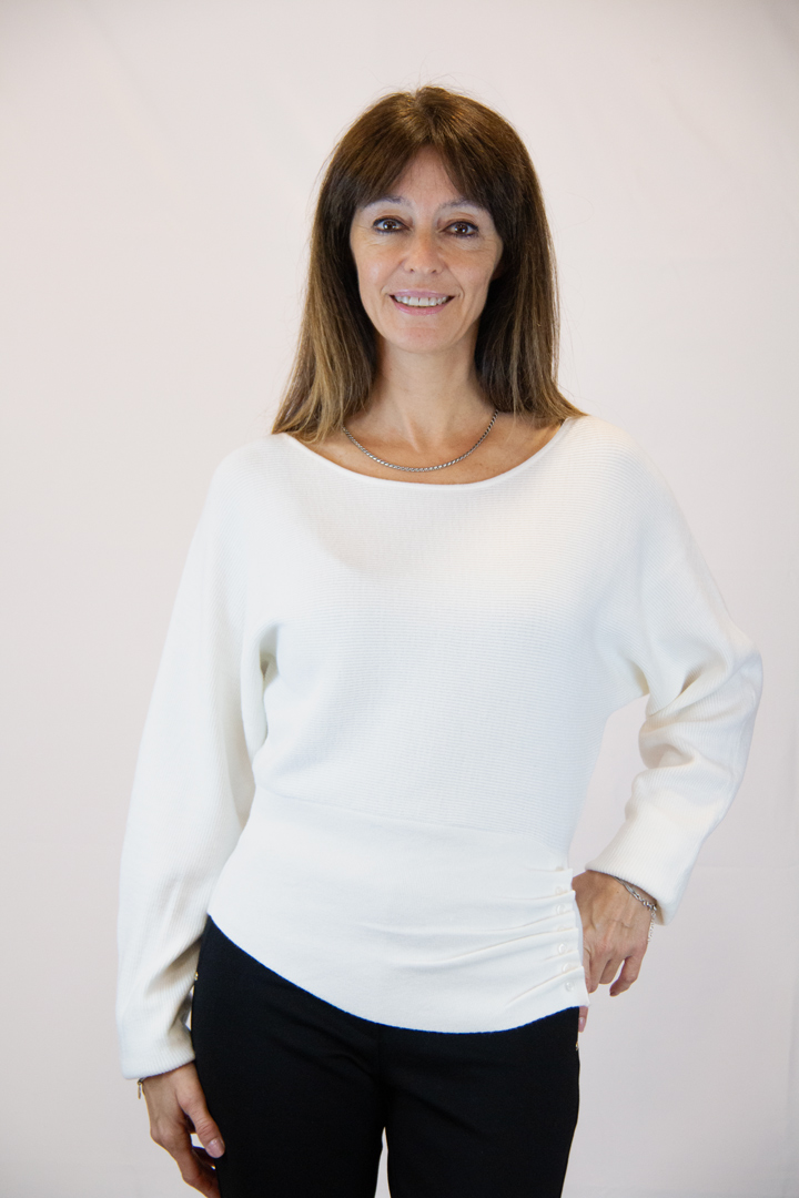 Maglia panna donna elegante