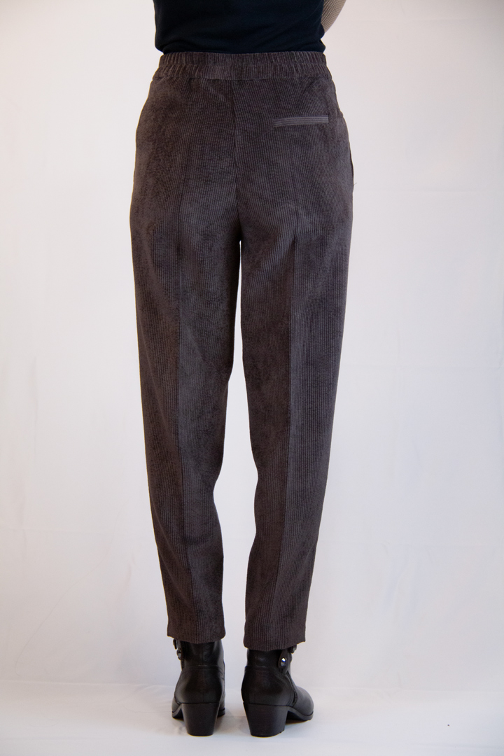 Pantalone velluto colore moro - immagine 4