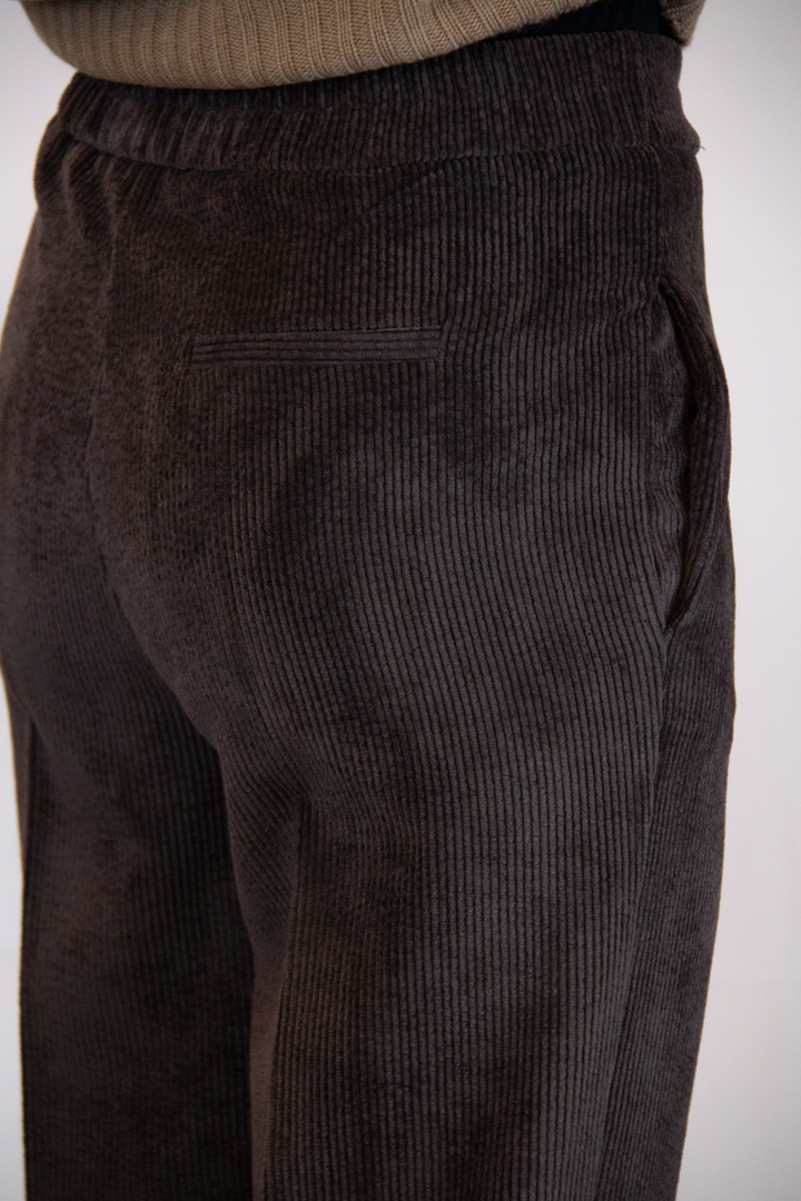 Pantalone velluto colore moro - immagine 6