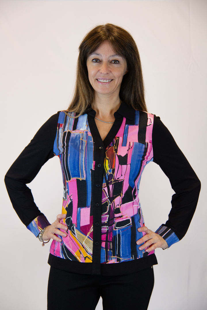 Camicia scollo V artistica - immagine 4