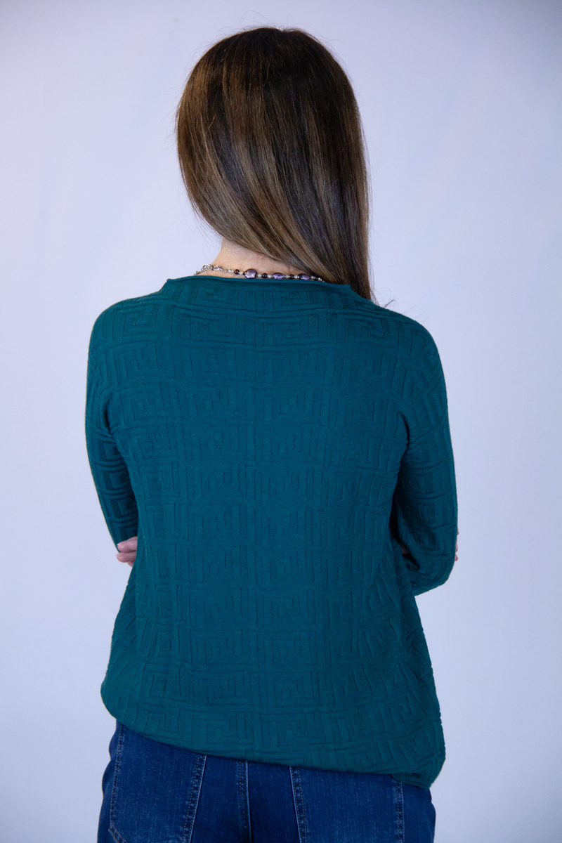 Maglia pura lana merinos verde Gucci - immagine 4