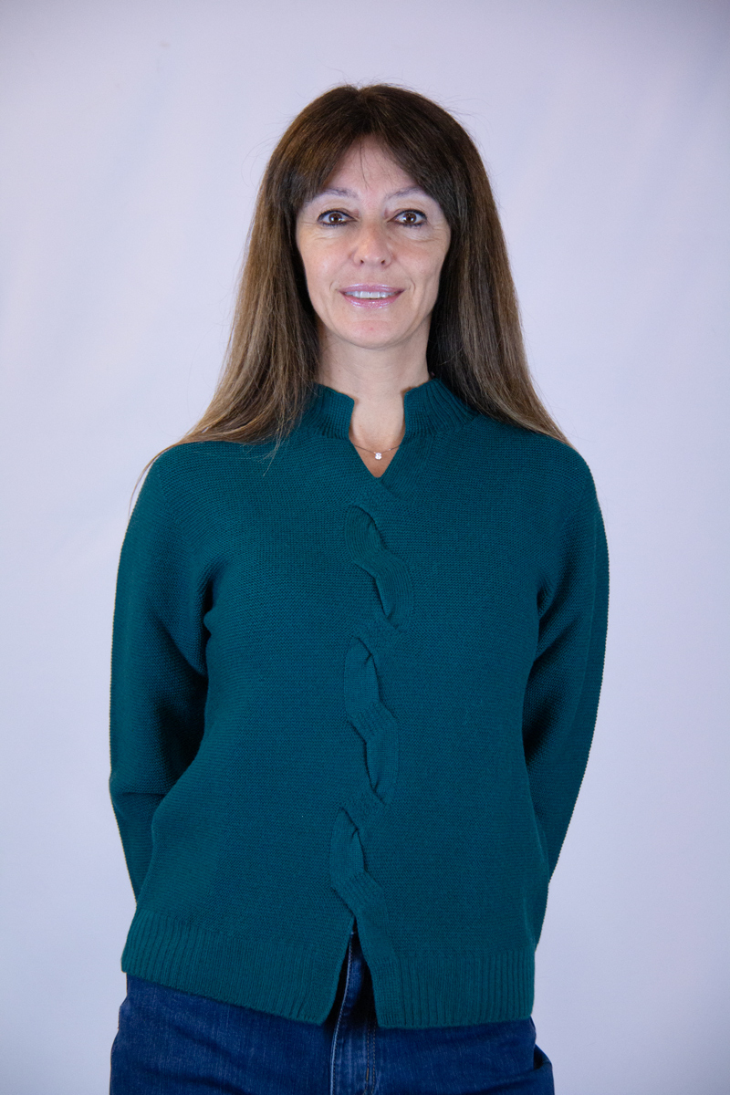 Maglia lana merinos verde Gucci
