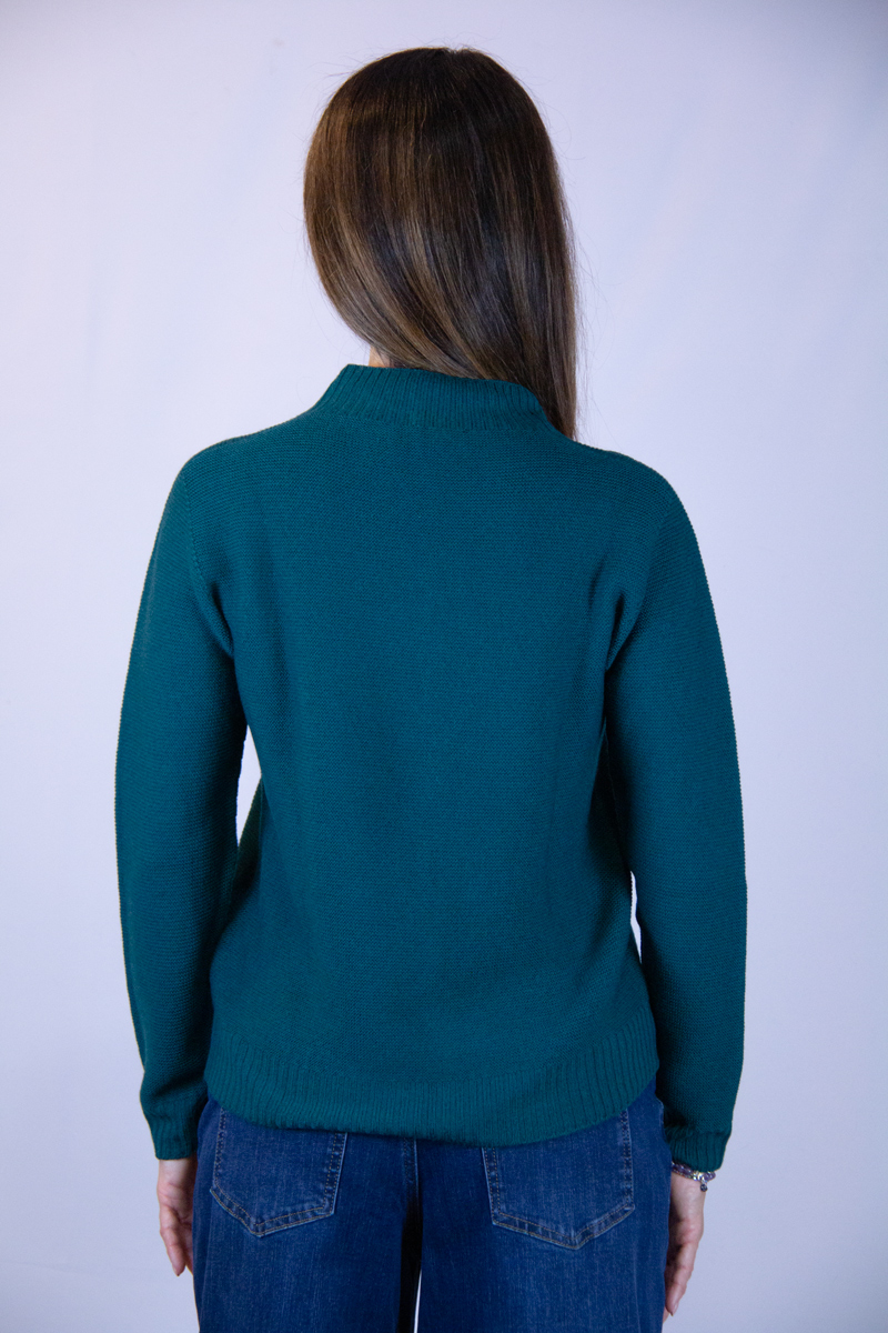 Maglia lana merinos verde Gucci - immagine 3