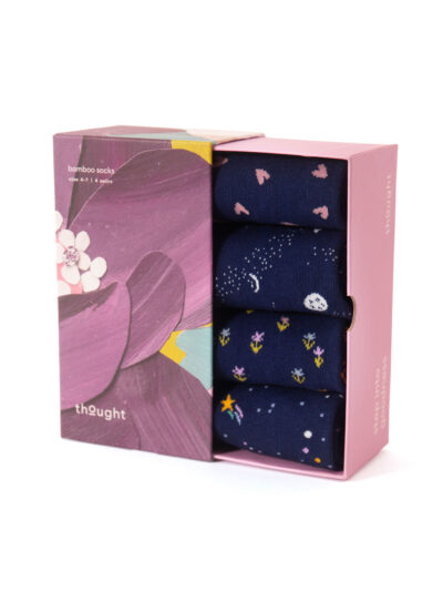 Confezione da 4 calzini bamboo donna