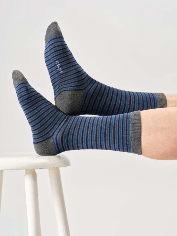 Confezione 3 calzini uomo in bamboo – comfort naturale e fantasia diversa - immagine 2