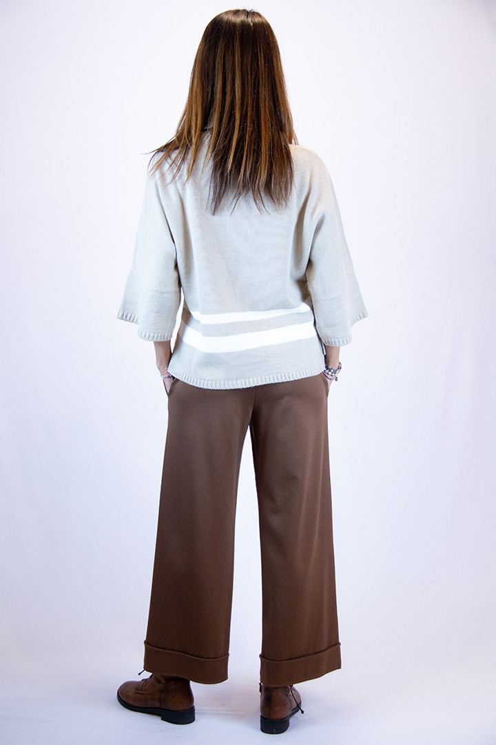 Maglia boxy in misto lana - immagine 7