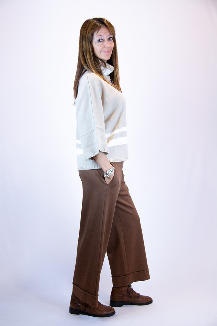 Maglia boxy in misto lana - immagine 4