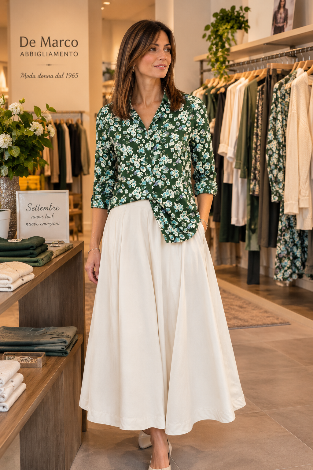 Camicia in cotone organico
